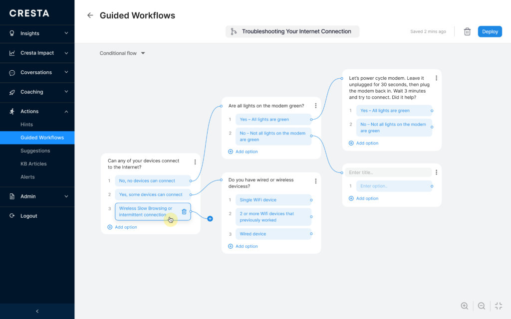 Guided Workflow Builder
