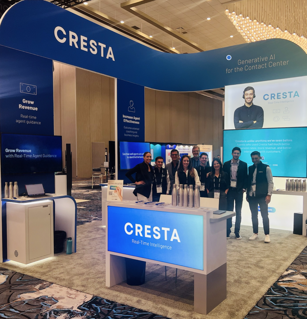 Cresta booth at CCW 2023