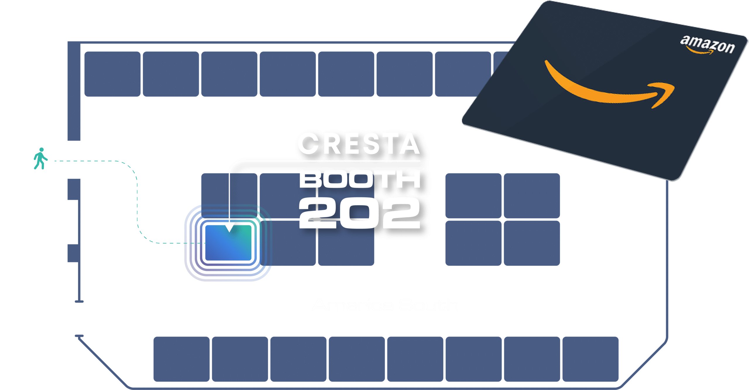 Cresta Booth 202 location map